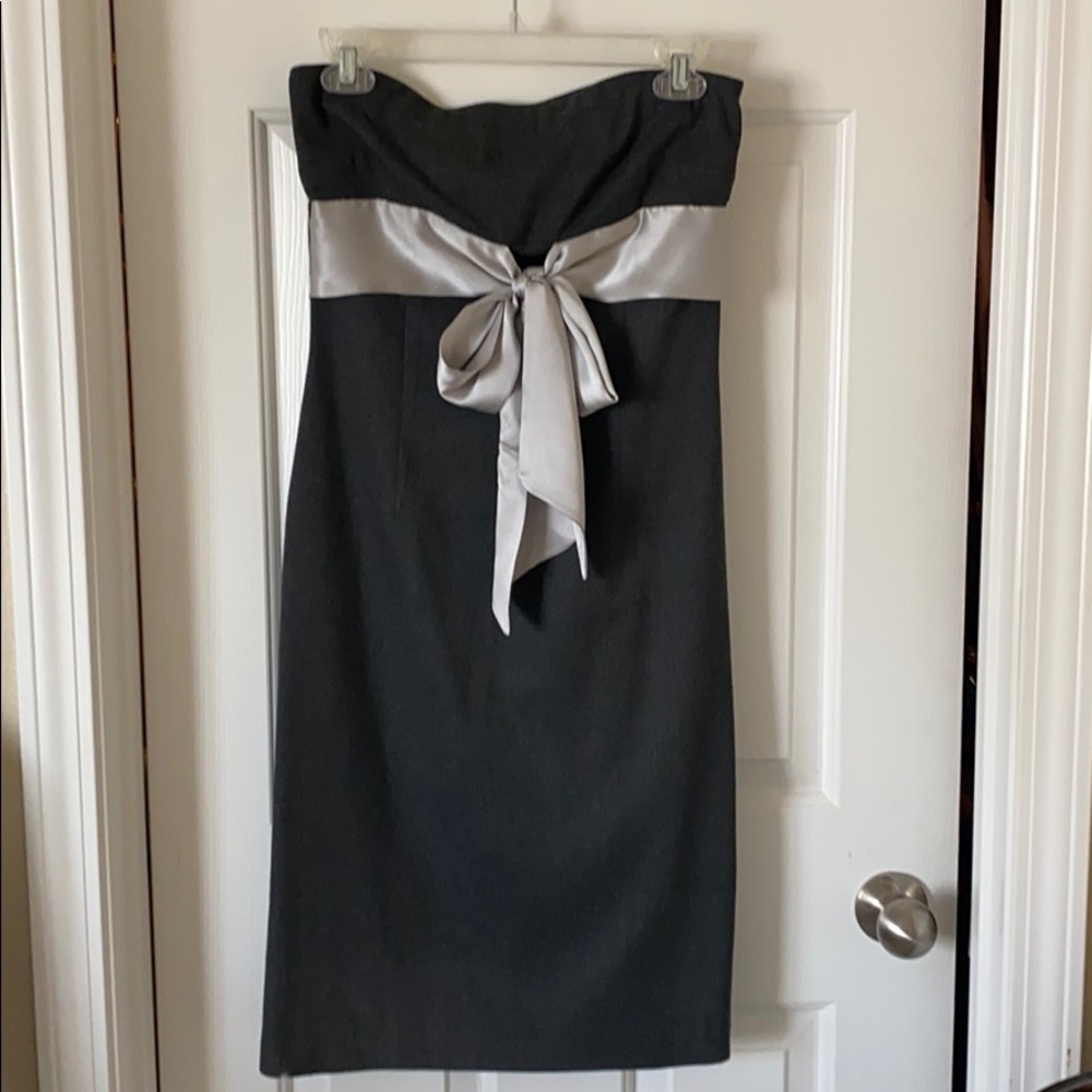Grey cocktail dress